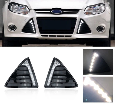 Комплект решеток с дневными ходовыми огнями для Ford Focus 3 2010-2014