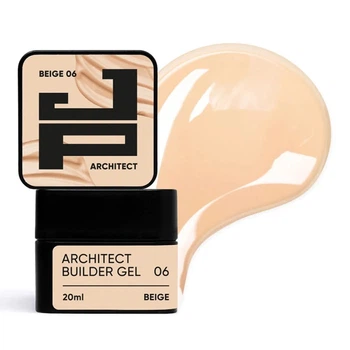 Густий білдер-гель Jerden Proff Architect Builder Gel №06 Beige 20 мл
