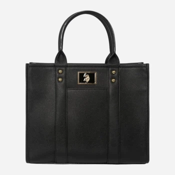 Сумка шопер жіноча U.S. Polo Assn 27A395-AA00A(Black)_1SZ Чорна (786662473788)