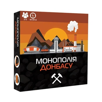 Настільна гра Монополія Донбасу PLR-0046 від 2 до 5 гравців