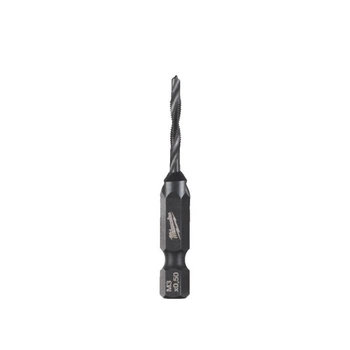 Сверло-метчик 1/4 Hex комбинированное 3-в-1 HSS-G MILWAUKEE, M3x52мм
