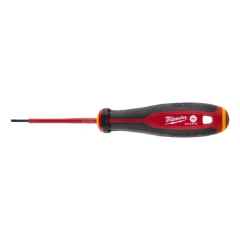Отвертка с трехгранной рукояткой изолированная VDE MILWAUKEE, SL 0,4х2,5х75