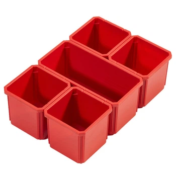 Комплект лотков запасных для органайзеров PACKOUT MILWAUKEE (5шт) (4932464082 / 4932464083) (1 большой, 4 маленьких)
