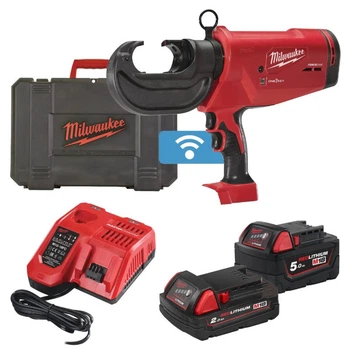 Обжим гидравлический аккумуляторный для кабелей MILWAUKEE, M18 HCCT109/42-522C (зарядное устройство М12-18 FС, 1 аккумулятор М18