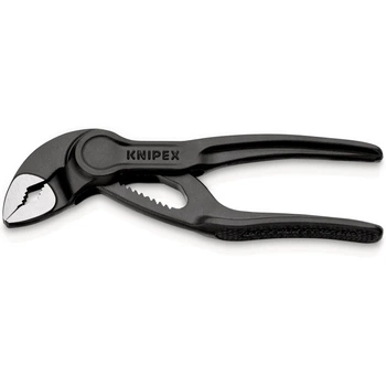 Клещи сантехнические переставные высокотехнологические, Ø28мм Cobra KNIPEX XS 87 00 100 BK, фосфат