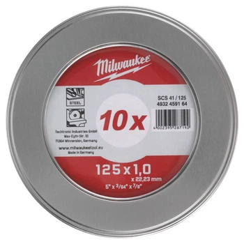 Відрізний диск MILWAUKEE D 125 мм SCS 41/125х1 (10 шт.) (4932459164)