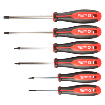 Набор отверток магнитных с трехгранной рукояткой MILWAUKEE TORX (6шт)