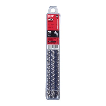 Бур SDS-PLUS MX4 MILWAUKEE, диаметр 10,0х215х150мм, (10шт), пластиковая коробка