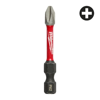 Бита SHOCKWAVE MILWAUKEE, PH2, 50мм