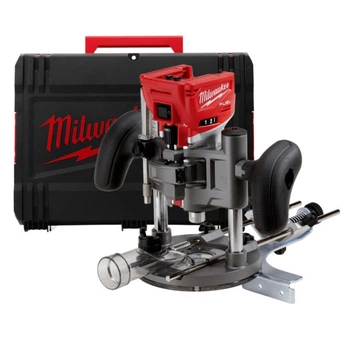 Фрезер кромковочный аккумуляторный MILWAUKEE, M18 FTR8-0X, лаванда 6/8мм (насадки для отваивания пыли 2шт, накладка 146ммм, цанга