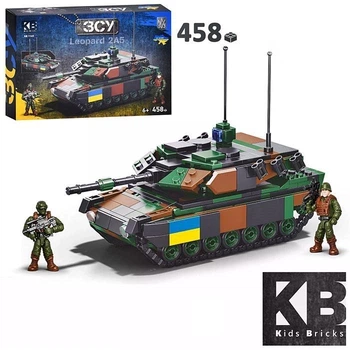 Конструктор дитячий танк Леопард 2A5 Leopard 458 деталей у коробці KL KB1145