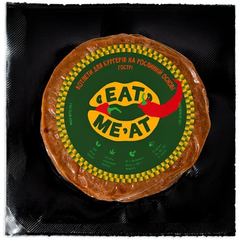 Котлети для бургерів гострі на рослинній основі Eat Me At 240 г (21492443)