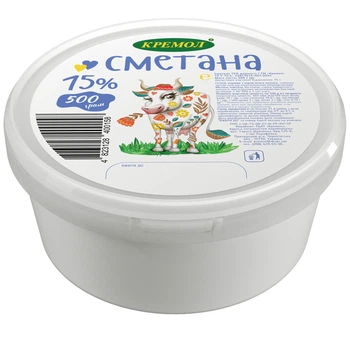 Сметана 15% Кремол 500 г (21465226)