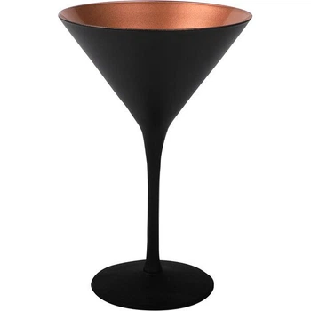 Набір келихів для коктейлю Stoelzle Elements Black/Bronze 240 мл 6 шт (21349370)