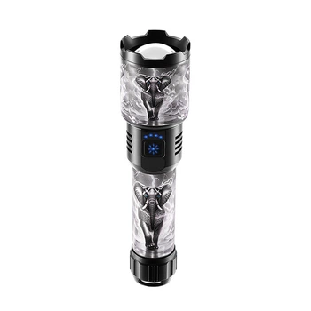 Фонарик аккумуляторный NEWVEW NV-K20-Elephant 5000mAh Black