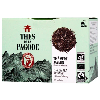 Чай зелений з жасмином The vert Thes De La Pagode 36 г (21431823)