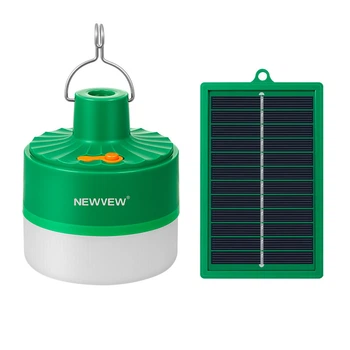 Фонарь аккумуляторный комплект NEWVEW NV-T248 Solar Panel Солнечная панель 1W 1600mAh Green