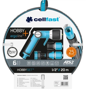 Набор для полива Cellfast HOBBY 1/2" (20 м) + Комплект ERGO 16-209