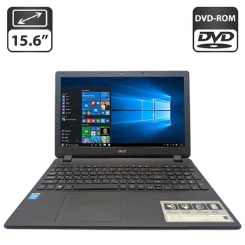 Ноутбук Acer Aspire ES1-512 / 15.6" (1366x768) TN / Intel Celeron N2940 (4 ядра по 1.83 - 2.25 GHz) / 8 GB DDR3 / 320 GB HDD / Intel HD Graphics / WebCam / DVD-ROM б/у