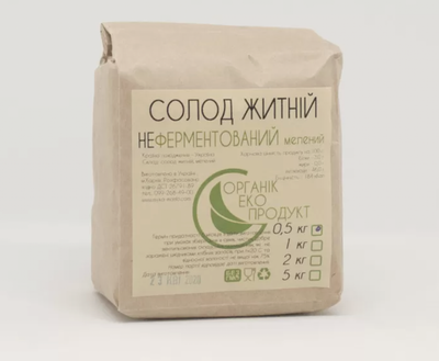 Солод ржаной неферментированный Eco-Product 500 г