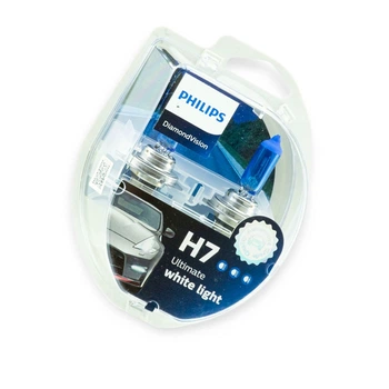 Автолампа H7 12V 55 W PHILIPS Diamond Vision 5000K (2шт)
