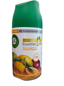 Сменный аэрозольный баллон к Air Wick Freshmatic Тропические фрукты и сладкий мандарин 250 мл