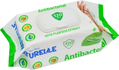 Вологі серветки Naturelle Antibacterial Подорожник 120 шт (4820207591097)