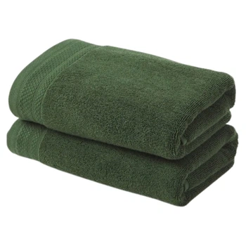 Набір рушників Westwing зелений бавовна 600 gsm 2 шт 30x50 2909T2H7 DARK GREEN