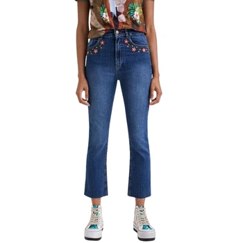 Жіночі джинси кльош Jerry від Desigual з вишивкою XS 22SWDD30/5053 (34)