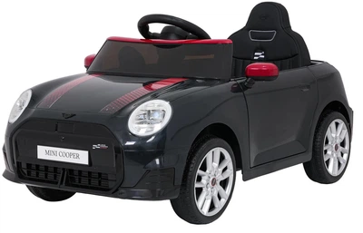 Електричний автомобіль для дітей Mini Cooper 1-місний Чорний (5903864960228)