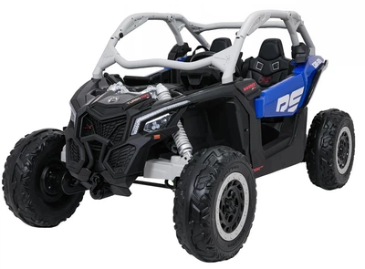 Електричний автомобіль для дітей Buggy Maverick Turbo RR 2-місний Синьо-сірий (5903864960648)