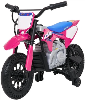 Електричний мотоцикл для дітей Honda CFR450R 1-місний Рожевий (5903864960266)