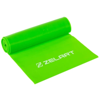 Лента эластичная для фитнеса и йоги Zelart FI-5365-4 Салатовый