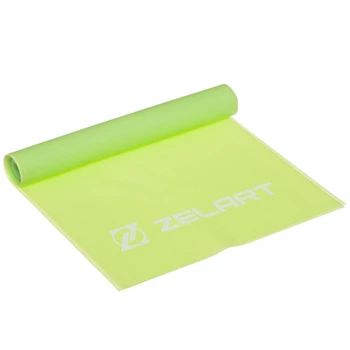 Лента эластичная для фитнеса и йоги Zelart FI-6306-1_2 Салатовый