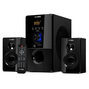 Мультимедійна акустична система SVEN MS-2050, колонки 2.1 з Bluetooth, USB, SD та FM-радіо