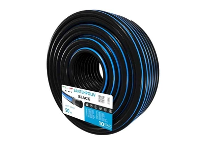 Шланг для поливу SANTEHPOLIV 3/4" 50м BLACK (бухта) ПВХ