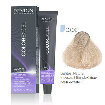Безаммиачная краска Тон в Тон 10.02 Очень светлый перламутровый блонд Revlon Professional Color Excel 70 мл