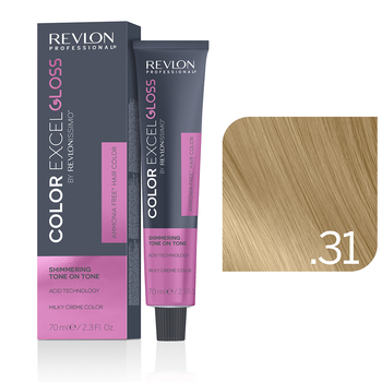 Безаммиачная краска кислотный тонер для волос Глосс .31 Песочный Revlon Professional Color Excel Gloss 70 мл