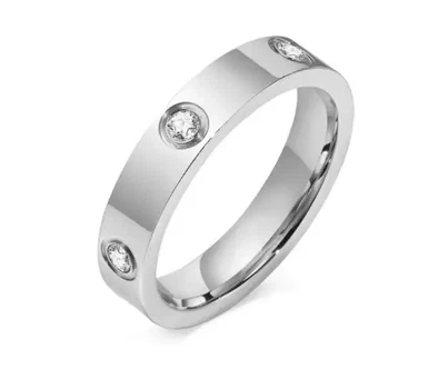 Кільце в стилі Cartier Love 17р (срібло)