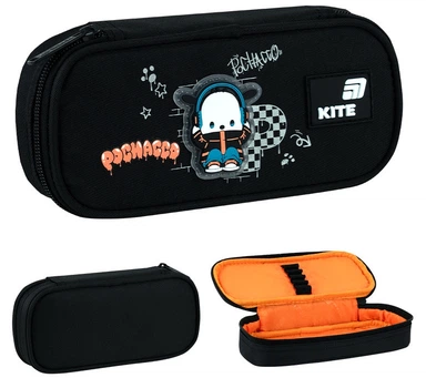 Пенал школьный Kite Pochacco 21x8.5x4.5 см Черный (PC26-662)