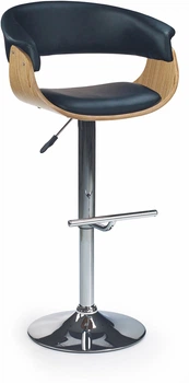 Hoker barowy Halmar H45 Dąb + Czarny (5905248114500)