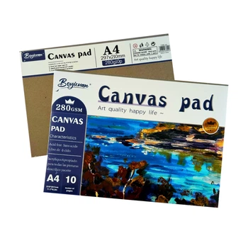 Скетчбук для рисования SBOOK10_280 формат А4, 10 страниц, плотность 280 г/м2 Brushme SBOOK10_280