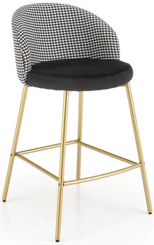 Hoker barowy Halmar H113 Czarno-biały (5905248125346)