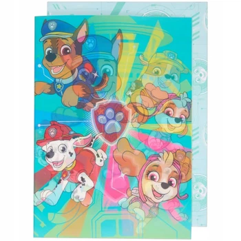 Витающая открытка на день рождения Paw Patrol Chase и Skye с конвертом