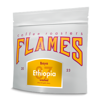 Кава в зернах Flames Coffee Ефіопія Бая свіжообсмажена під фільтр 250г