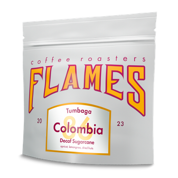 Кава в зернах Flames Coffee Колумбія Тумбага безкофеїнова свіжообсмажена під еспресо 1кг