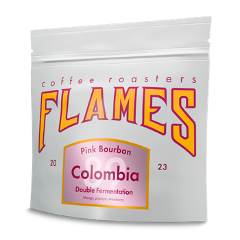 Кава в зернах Flames Coffee Колумбія Пінк Бурбон свіжообсмажена під фільтр 250г