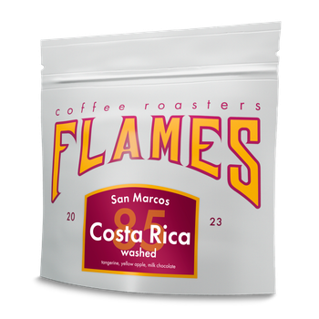 Кава в зернах Flames Coffee Коста Ріка Сан Маркос свіжообсмажена під еспресо 250г