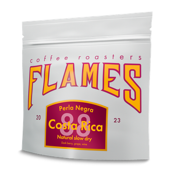 Кава в зернах Flames Coffee Коста Ріка Перла Негра свіжообсмажена під фільтр 250г