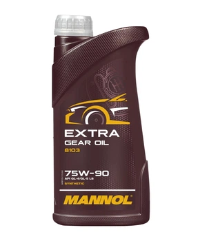 Синтетичне трансмісійне масло 75W90 MANNOL Extra Getriebeoel 1л (8103-1)